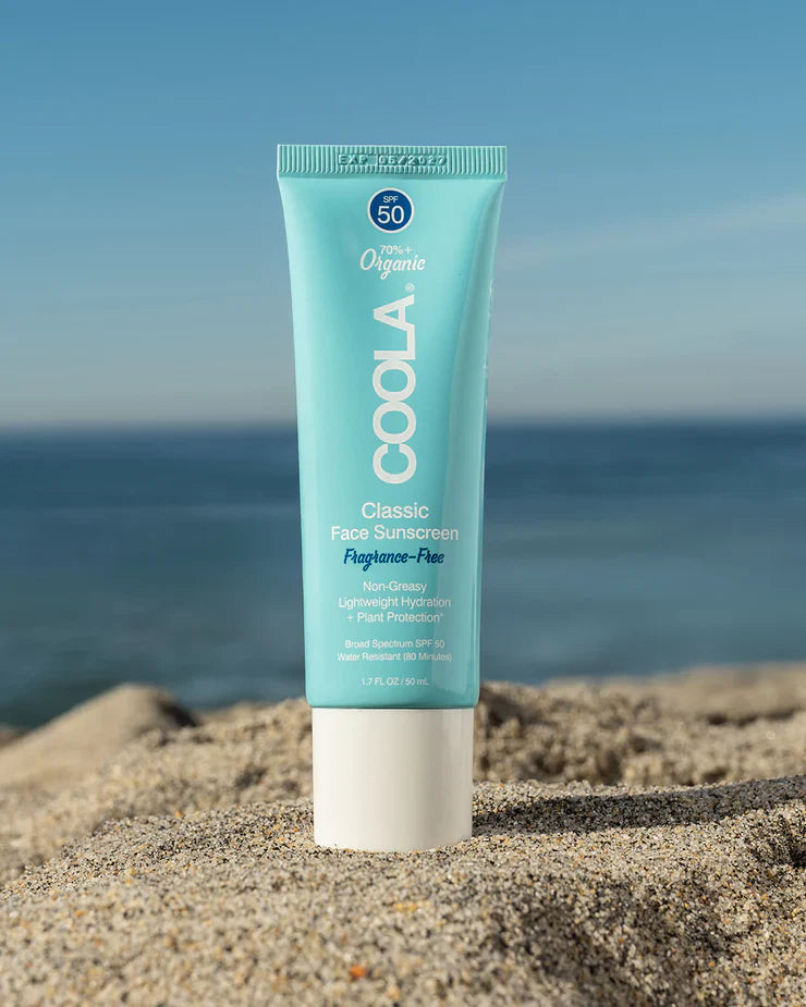 COOLA Classic Face Organic Sunscreen Lotion SPF 50 - Fragrance Free