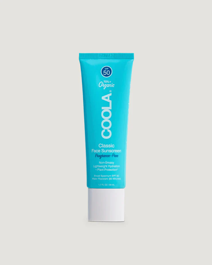 COOLA Classic Face Organic Sunscreen Lotion SPF 50 - Fragrance Free
